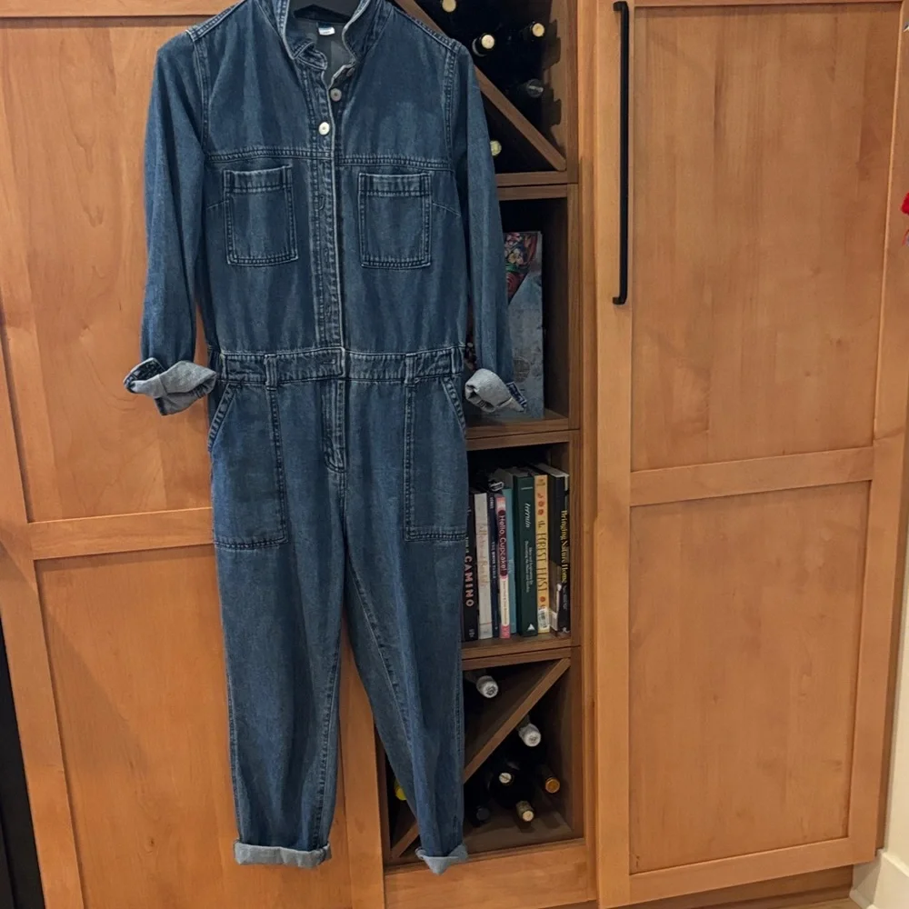 Old Navy Dark Blue Denim Jacket - Picture 1 of 9